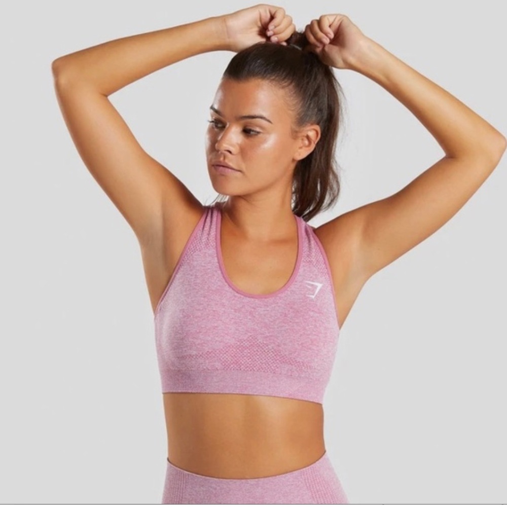 Gymshark Vital Seamless Sports Bra Pink